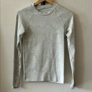 lululemon athletica textured Crew neck top